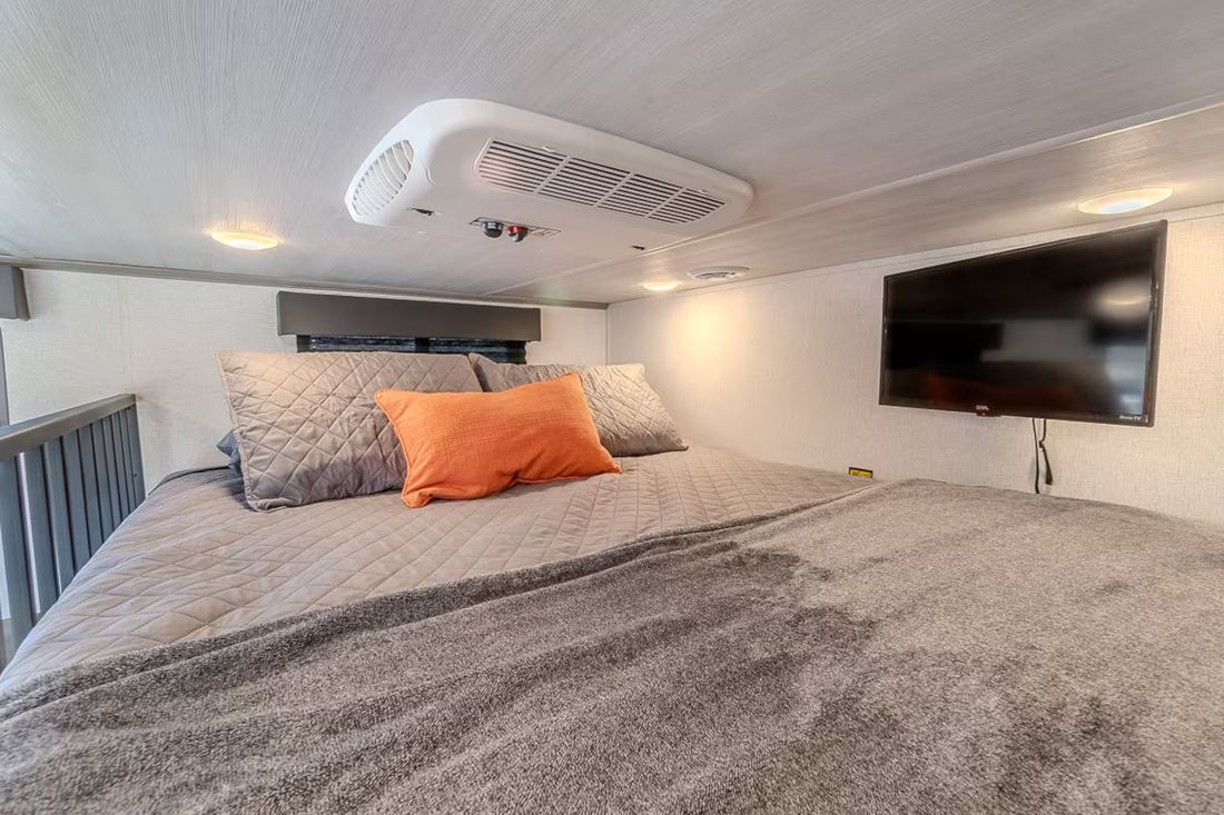 Bedroom with TV