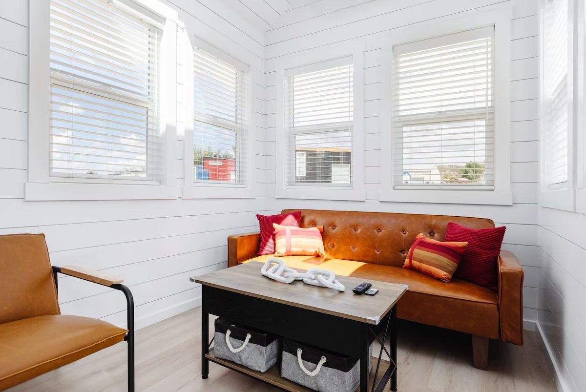 Zion Rooftop Tiny House — Living Room photo 2